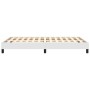 Estructura de cama de cuero sintético blanco 120x200 cm de vidaXL, Camas y somieres - Ref: Foro24-346893, Precio: 110,27 €, D...