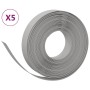 Garteneinfassung 5 Stück graues Polyethylen 10 m 10 cm von vidaXL, Garteneinfassung und Einfassung - Ref: Foro24-3155431, Pre...