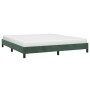 Estructura de cama de terciopelo verde 160x200 cm de vidaXL, Camas y somieres - Ref: Foro24-346985, Precio: 106,84 €, Descuen...