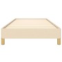 Cream fabric bed frame 80x200 cm by vidaXL, Beds and slatted bases - Ref: Foro24-346775, Price: 88,99 €, Discount: %