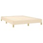 Cream fabric bed frame 160x200 cm by vidaXL, Beds and slatted bases - Ref: Foro24-346831, Price: 117,13 €, Discount: %