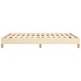 Cream fabric bed frame 160x200 cm by vidaXL, Beds and slatted bases - Ref: Foro24-346831, Price: 117,13 €, Discount: %