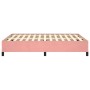 Pink velvet bed frame 140x190 cm by vidaXL, Beds and slatted bases - Ref: Foro24-347323, Price: 136,99 €, Discount: %