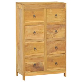 Cómoda de madera maciza de teca 55x30x90 cm de vidaXL, Cajoneras - Ref: Foro24-340740, Precio: 249,25 €, Descuento: %