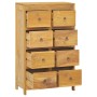 Solid teak wood dresser 55x30x90 cm by vidaXL, Drawers - Ref: Foro24-340740, Price: 265,57 €, Discount: %