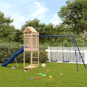 Spielplatz im Freien aus massivem Zirbenholz von vidaXL, Schaukeln und Spielgeräte - Ref: Foro24-3156964, Preis: 352,99 €, Ra...