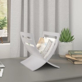 White standing wooden magazine rack by vidaXL, Magazine racks - Ref: Foro24-241219, Price: 27,44 €, Discount: %