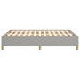 Estructura de cama de tela gris claro 140x200 cm de vidaXL, Camas y somieres - Ref: Foro24-347165, Precio: 122,17 €, Descuent...