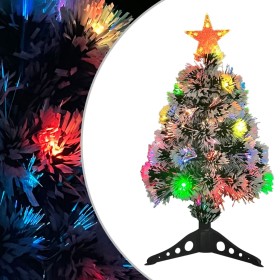 Árbol de Navidad artificial con LED fibra óptica blanco 64 cm de vidaXL, Arboles de navidad - Ref: Foro24-328454, Precio: 24,...