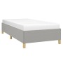 Estructura de cama de tela gris claro 90x190 cm de vidaXL, Camas y somieres - Ref: Foro24-347125, Precio: 87,41 €, Descuento: %