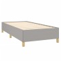 Estructura de cama de tela gris claro 90x190 cm de vidaXL, Camas y somieres - Ref: Foro24-347125, Precio: 87,41 €, Descuento: %