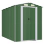 Green galvanized steel garden shed 192x274x223 cm by vidaXL, Sheds - Ref: Foro24-3147428, Price: 476,53 €, Discount: %