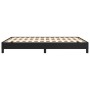 Estructura de cama de cuero sintético negro 140x190 cm de vidaXL, Camas y somieres - Ref: Foro24-346898, Precio: 95,99 €, Des...