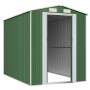 Green galvanized steel garden shed 192x274x223 cm by vidaXL, Sheds - Ref: Foro24-3147428, Price: 476,53 €, Discount: %