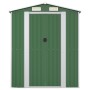 Green galvanized steel garden shed 192x274x223 cm by vidaXL, Sheds - Ref: Foro24-3147428, Price: 476,53 €, Discount: %