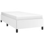 Estructura de cama de cuero sintético blanco 90x200 cm de vidaXL, Camas y somieres - Ref: Foro24-347228, Precio: 107,99 €, De...