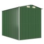 Green galvanized steel garden shed 192x274x223 cm by vidaXL, Sheds - Ref: Foro24-3147428, Price: 476,53 €, Discount: %