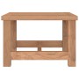 Mesa de centro madera maciza de teca 45x45x30 cm de vidaXL, Mesas de centro - Ref: Foro24-340751, Precio: 64,99 €, Descuento: %