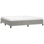 Light gray velvet bed frame 180x200 cm by vidaXL, Beds and slatted bases - Ref: Foro24-347342, Price: 132,99 €, Discount: %