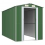 Cobertizo de jardín acero galvanizado verde 192x357x223 cm de vidaXL, Cobertizos - Ref: Foro24-3147429, Precio: 581,99 €, Des...