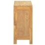 Cómoda de madera maciza de teca 80x30x55 cm de vidaXL, Cajoneras - Ref: Foro24-340739, Precio: 227,64 €, Descuento: %