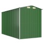 Cobertizo de jardín acero galvanizado verde 192x357x223 cm de vidaXL, Cobertizos - Ref: Foro24-3147429, Precio: 581,99 €, Des...