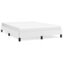 Estructura de cama de cuero sintético blanco 140x200 cm de vidaXL, Camas y somieres - Ref: Foro24-346905, Precio: 98,01 €, De...