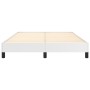 Estructura de cama de cuero sintético blanco 140x200 cm de vidaXL, Camas y somieres - Ref: Foro24-346905, Precio: 98,01 €, De...