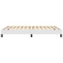 Estructura de cama de cuero sintético blanco 140x200 cm de vidaXL, Camas y somieres - Ref: Foro24-346905, Precio: 98,01 €, De...