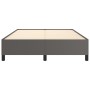 Estructura de cama de cuero sintético gris 140x190 cm de vidaXL, Camas y somieres - Ref: Foro24-347249, Precio: 143,99 €, Des...