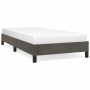 Dark gray velvet bed frame 90x190 cm by vidaXL, Beds and slatted bases - Ref: Foro24-346947, Price: 88,54 €, Discount: %