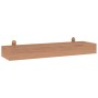 Wall shelves 2 units solid teak wood 60x15x4 cm by vidaXL, Shelves and shelves - Ref: Foro24-340755, Price: 39,74 €, Discount: %