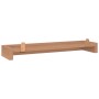 Wall shelves 2 units solid teak wood 60x15x4 cm by vidaXL, Shelves and shelves - Ref: Foro24-340755, Price: 39,74 €, Discount: %