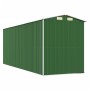 Cobertizo de jardín acero galvanizado verde 192x523x223 cm de vidaXL, Cobertizos - Ref: Foro24-3147431, Precio: 864,04 €, Des...