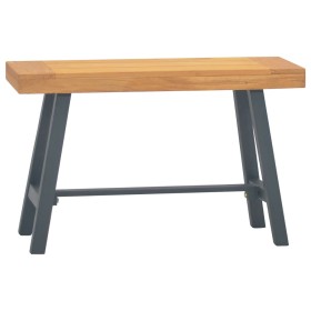 Solid teak wood bench 80 cm by vidaXL, Dining and kitchen benches - Ref: Foro24-340742, Price: 75,99 €, Discount: %