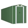 Green galvanized steel garden shed 192x606x223 cm by vidaXL, Sheds - Ref: Foro24-3147432, Price: 958,76 €, Discount: %