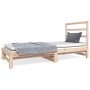 Removable sofa bed solid pine wood 2x(90x190) cm by vidaXL, Beds and slatted bases - Ref: Foro24-3124747, Price: 137,02 €, Di...