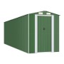 Garden shed made of green galvanized steel 192x689x223 cm by vidaXL, Sheds - Ref: Foro24-3147433, Price: 1,00 €, Discount: %