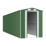 Cobertizo de jardín acero galvanizado verde 192x689x223 cm de vidaXL, Cobertizos - Ref: Foro24-3147433, Precio: 1,00 €, Descu...