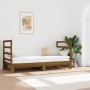 Removable sofa bed solid pine wood honey brown 2x(90x190)cm by vidaXL, Beds and slatted bases - Ref: Foro24-3124765, Price: 1...