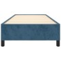 Estructura de cama de terciopelo azul 100x200 cm de vidaXL, Camas y somieres - Ref: Foro24-347310, Precio: 89,01 €, Descuento: %