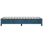 Estructura de cama de terciopelo azul 100x200 cm de vidaXL, Camas y somieres - Ref: Foro24-347310, Precio: 89,01 €, Descuento: %