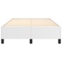 Estructura de cama de cuero sintético blanco 120x200 cm de vidaXL, Camas y somieres - Ref: Foro24-347240, Precio: 141,99 €, D...