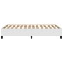 White synthetic leather bed frame 120x200 cm by vidaXL, Beds and slatted bases - Ref: Foro24-347240, Price: 141,99 €, Discoun...