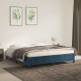 Blue velvet bed frame 160x200 cm by vidaXL, Beds and slatted bases - Ref: Foro24-347334, Price: 120,87 €, Discount: %