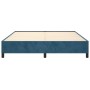 Blue velvet bed frame 160x200 cm by vidaXL, Beds and slatted bases - Ref: Foro24-347334, Price: 120,87 €, Discount: %