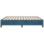 Blue velvet bed frame 160x200 cm by vidaXL, Beds and slatted bases - Ref: Foro24-347334, Price: 120,87 €, Discount: %