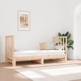 Removable sofa bed solid pine wood 2x(90x190) cm by vidaXL, Beds and slatted bases - Ref: Foro24-3124767, Price: 170,08 €, Di...