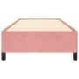 Estructura de cama de terciopelo rosa 90x200 cm de vidaXL, Camas y somieres - Ref: Foro24-347305, Precio: 90,81 €, Descuento: %