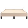 Estructura de cama de cuero sintético capuchino 120x200 cm de vidaXL, Camas y somieres - Ref: Foro24-346897, Precio: 115,71 €...